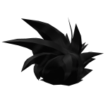 Black Spiky Male Hair