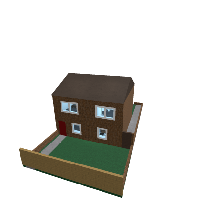 Classic UK Brick House (Semi-Detached Left)