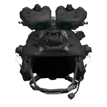 Black Military Helmet