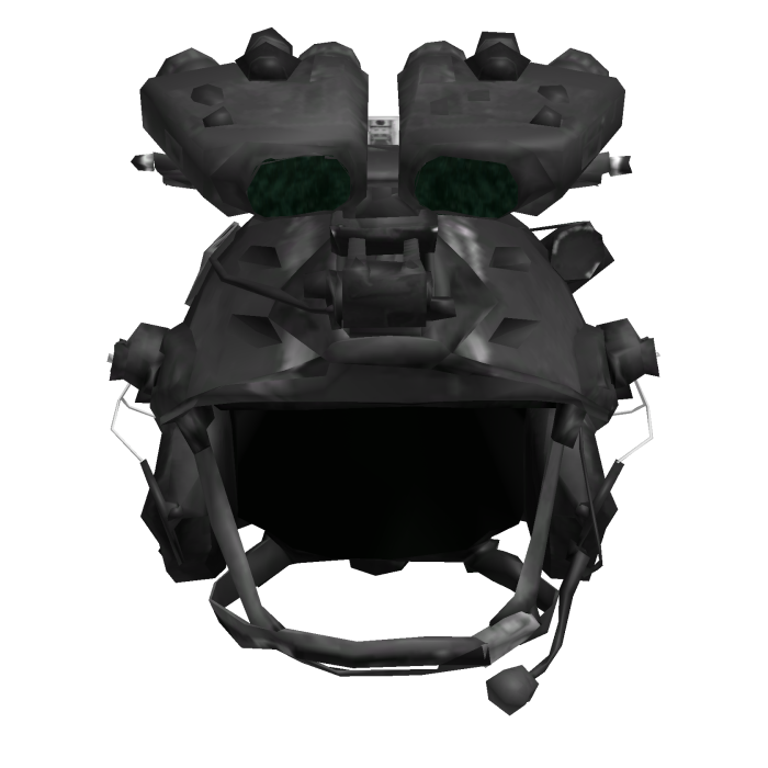 Black Military Helmet