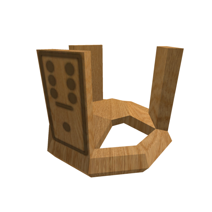 Wooden Crown of Dominos
