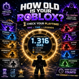 CHECK YOUR TIME ON ROBLOX