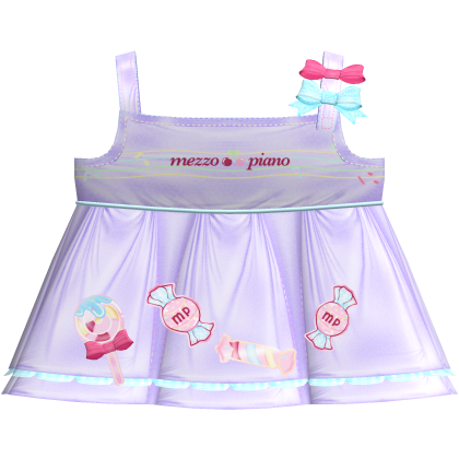 cute purple kawaii mezzo bow dress