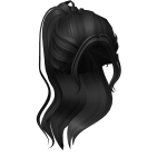 Messy Curly High Ponytail (Black)
