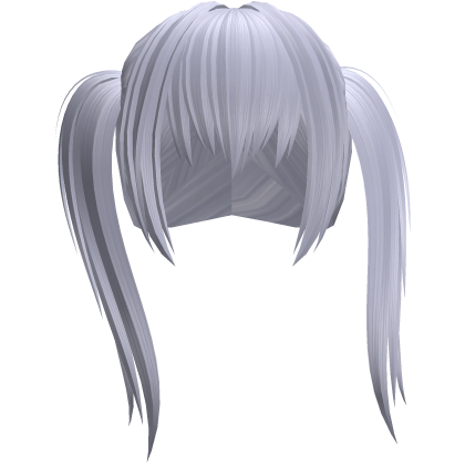 Choppy Emo Scene Anime Messy Hair in Pale Purple Roblox item