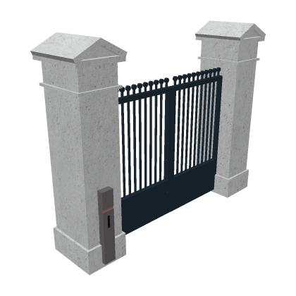 Gates2 Fence Door Entrance Concrete Wall Kit