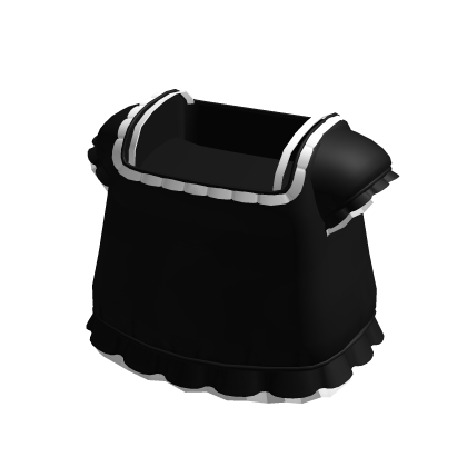 ♡ : cute black babydoll ruffle dress thumbnail