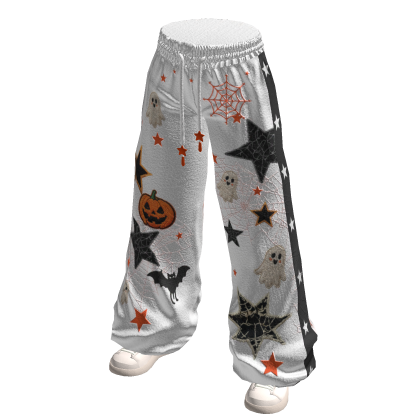 Spooky Pants w Shoe (White)