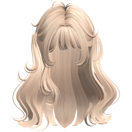♡ Cute Girl Long Pigtails Hair (Blonde) Roblox item