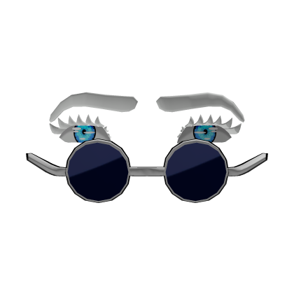 Gojo Limitless Eyes & Glasses (for man face) JJK Roblox item