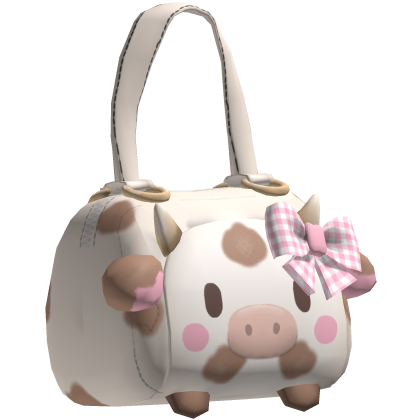 cute choco cow purse