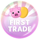 First Trade! Roblox badge thumbnail