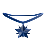 Lapis Star Pendant
