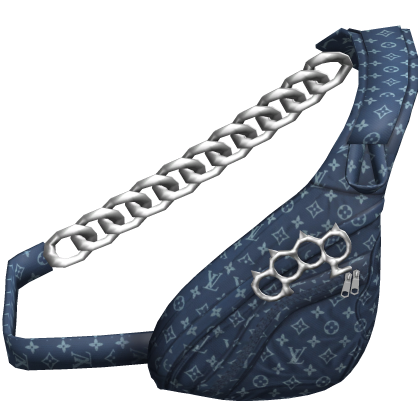 Dark Blue Knuckles Designer Sling Bag