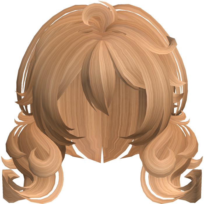 cute fluffy moe bob pigtails in ginger