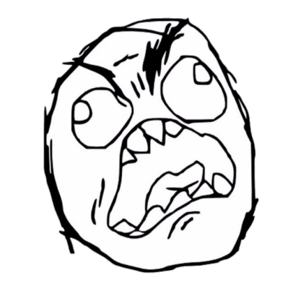 Troll face: Rage guy Roblox decal