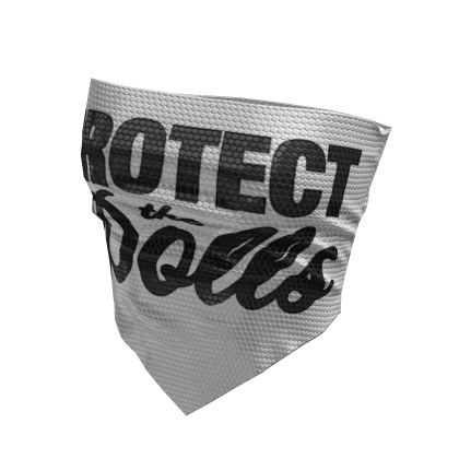 ☆ "protect the dolls" white bandana sequin top thumbnail