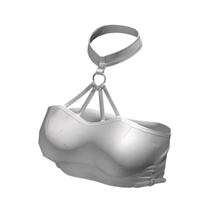 Goth Harness Halter Top White [JEYS] Roblox item render