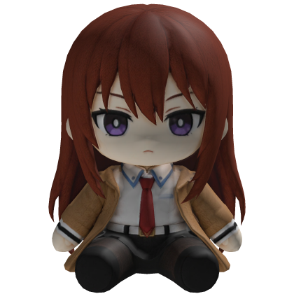 Pelucia Kurisu Makise Cabeça
