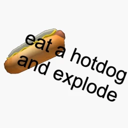 eat a hotdog and explode icon