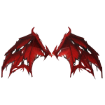 Red Lightning Dragon Wings