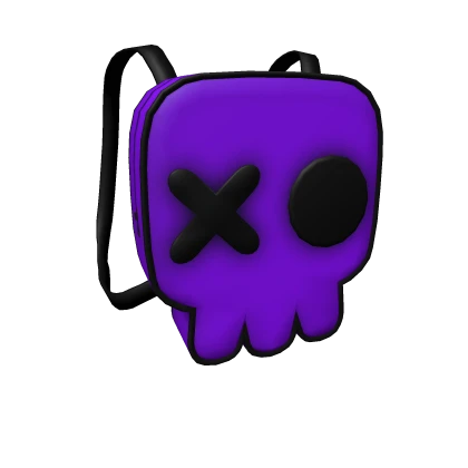 Y2K Skull Backpack - Purple | Roblox Item - Rolimon's