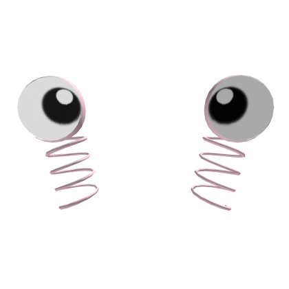 Cute Pink Springy Eyes w Effect Roblox item thumbnail