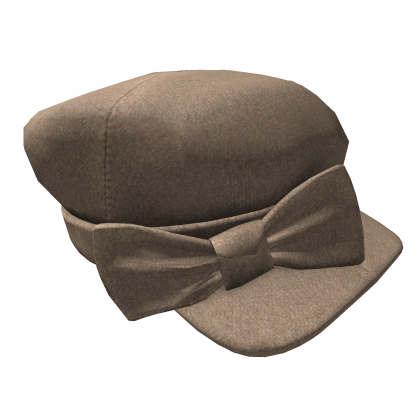 Tan Wool Herringbone Newsboy Cap Roblox item