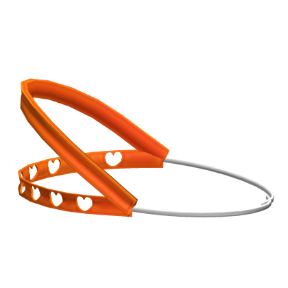 ♡ cute kawaii braces headgear in orange