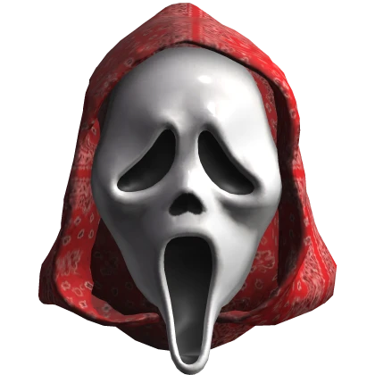 Red Bandana Ghostface Mask [PBR] | Roblox Item - Rolimon's