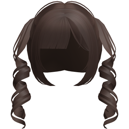 brown dainty thin swirly moe pigtails