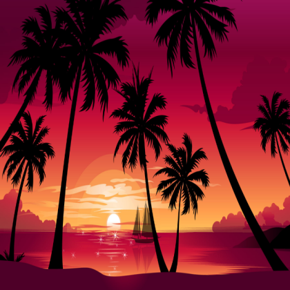 Sunset Background Roblox decal