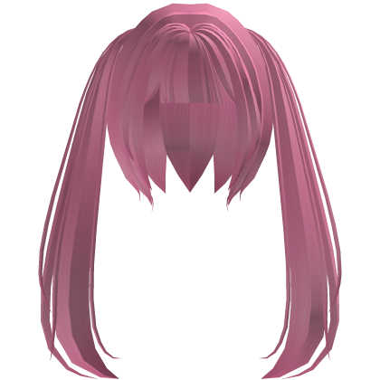 O_o cute moe long pigtails in hot pink