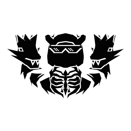 Cartoony White Horn Hood Shades Skull Dragon Combo Roblox item