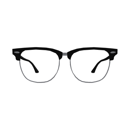 [DELRADO®] Kensington Glasses | Black & Silver Roblox item
