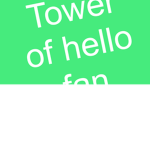Tower of hello fan group
