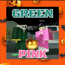 GREEN VS PINK 🎃✨