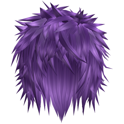 purple gothic messy emo boy hair