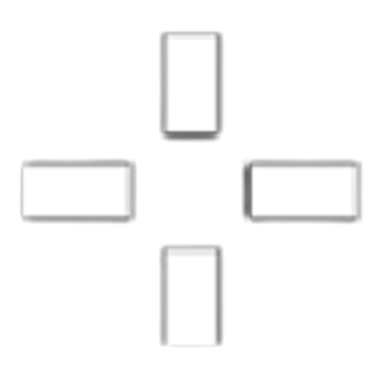 White Crosshair Cursor Da Hood Roblox decal