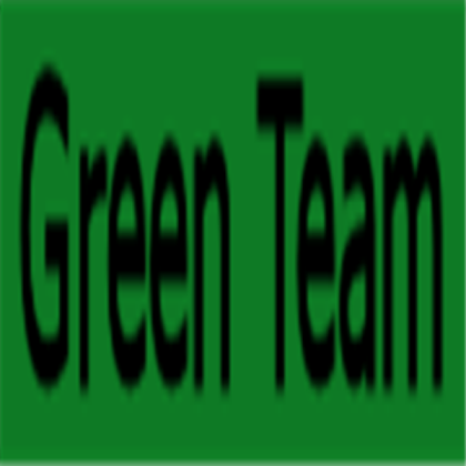 Green Team Roblox decal