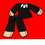 Group selling shirts, pants