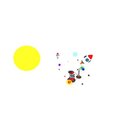 Space Island and Assets 