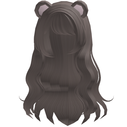 ♡ :  (FREE UGC) Kawaii Brown/Ashe Bear Hair thumbnail