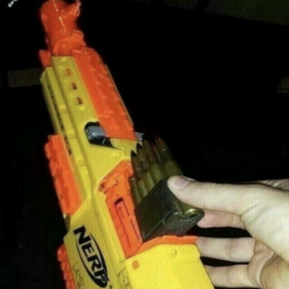 cursed nerf gun Roblox decal