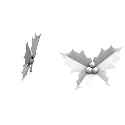 Mistletoe Hair Clips (Christmas) Roblox item
