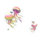 Rainbow Jellyfish Bloom