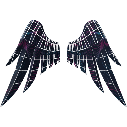(GLOW) Dark Purple Neon Vector WIngs Recolor Addon