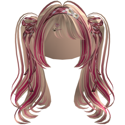 Coquette Animal Kawaii Pigtail Hair w/ Fox Ears