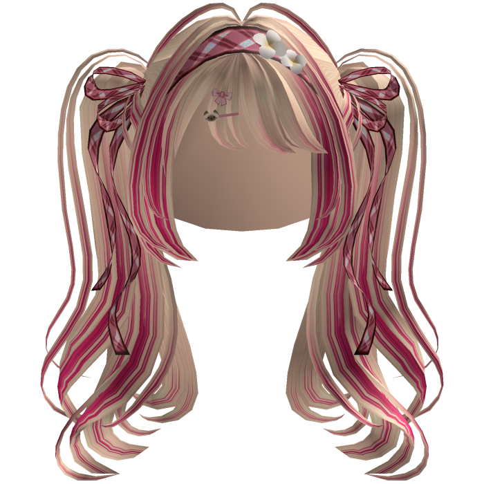 Coquette Animal Kawaii Pigtail Hair w/ Fox Ears