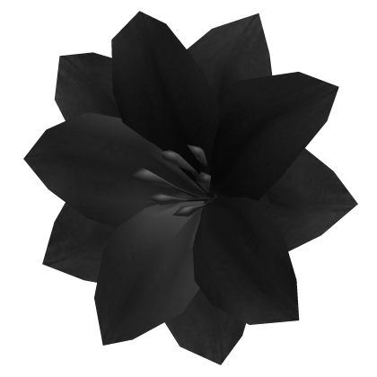 Summer Tropical Black Flower Hair clip v2 Roblox item